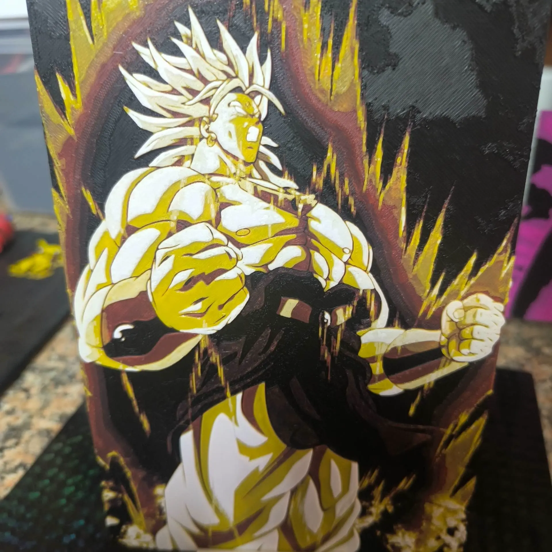 Hueforge Dragon Ball Broly SSJ