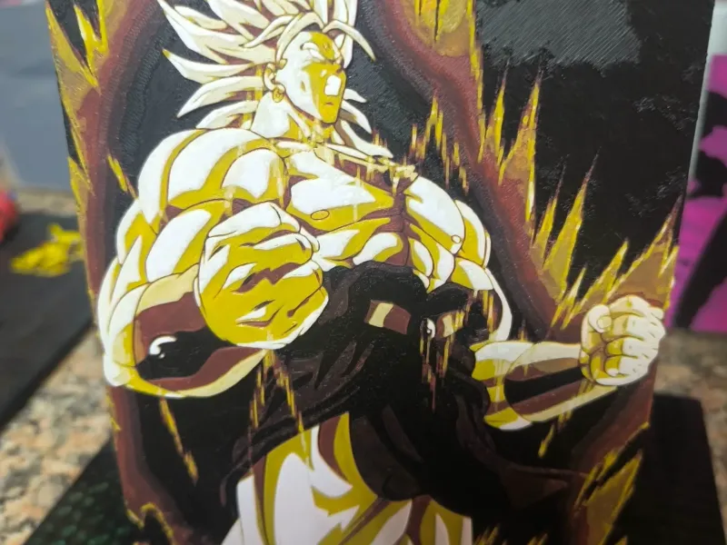Hueforge Dragon Ball Broly SSJ
