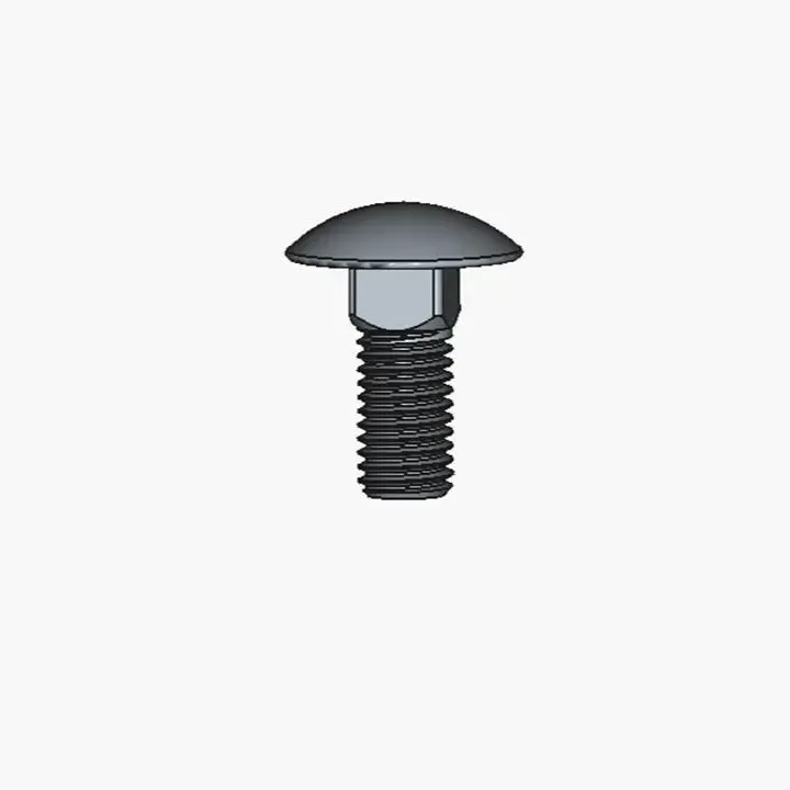 M12 SQUARE NECK THREADED BOLT
