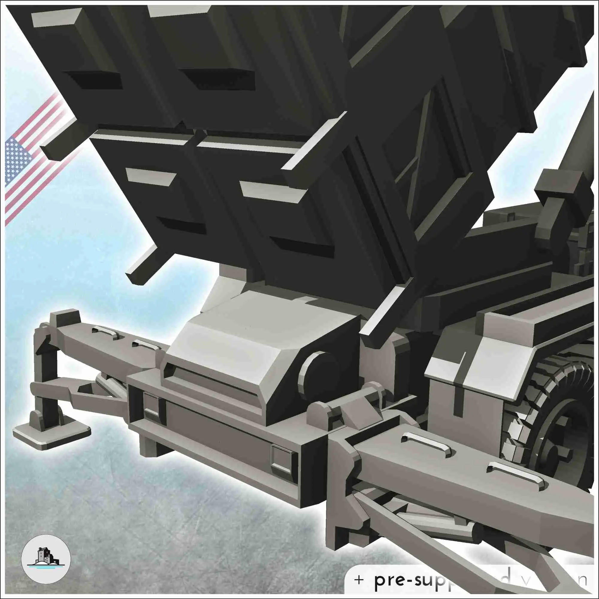 US MIM-104 Patriot air defense battery system (3) - scenery