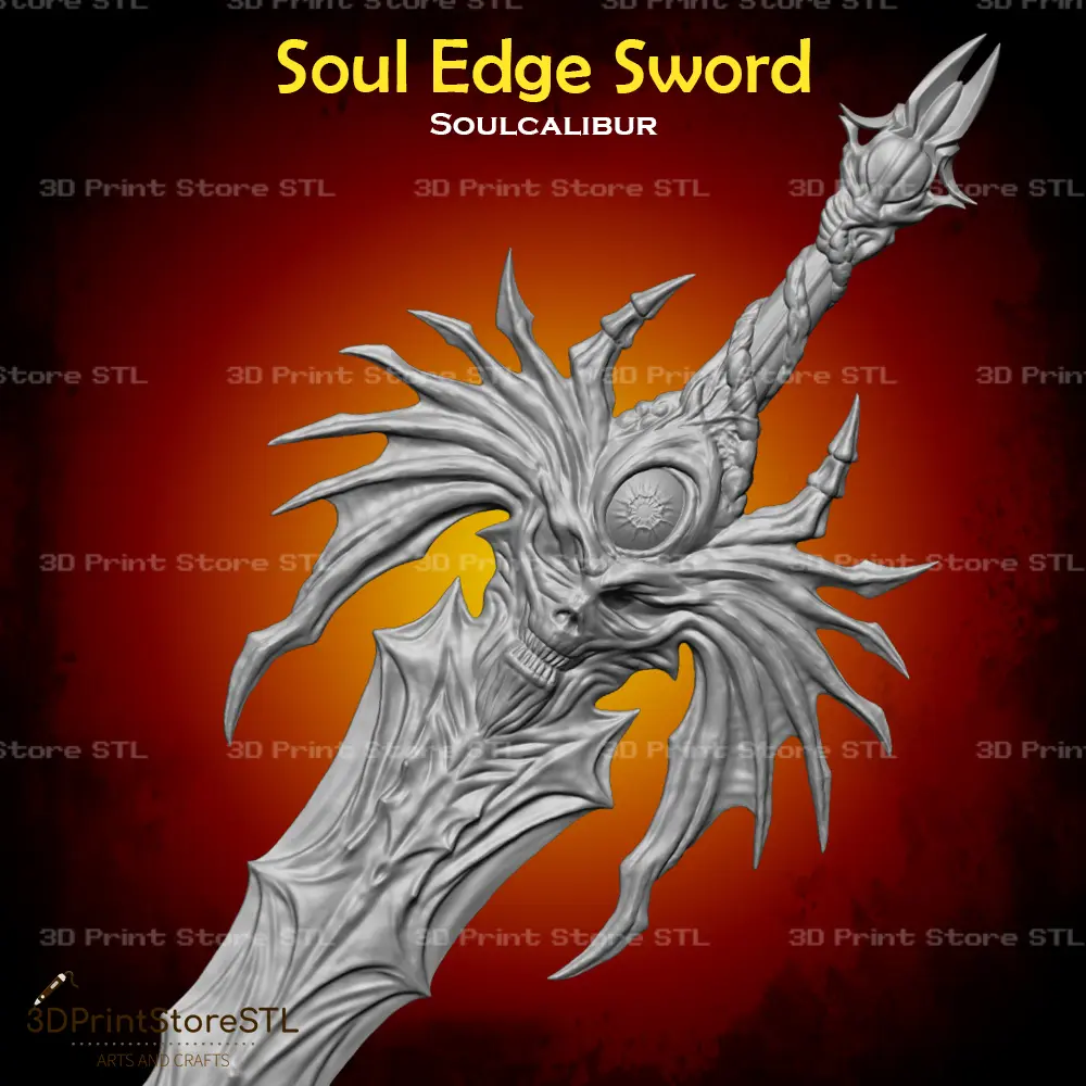 Soul Edge Sword Cosplay Soul Calibur - STL File