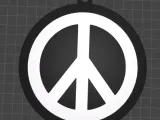 Peace Sign - Key ring-2