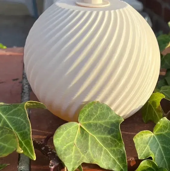 Kugelspirale Lampe