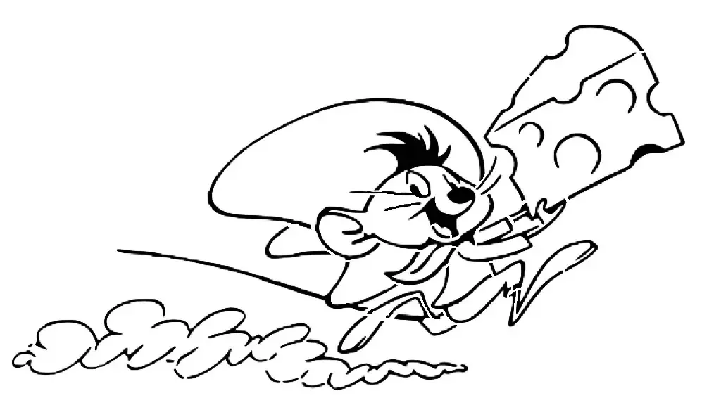 Speedy Gonzales stencil