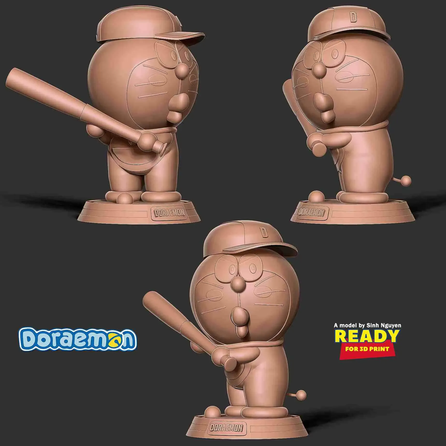 Doraemon - baseball player