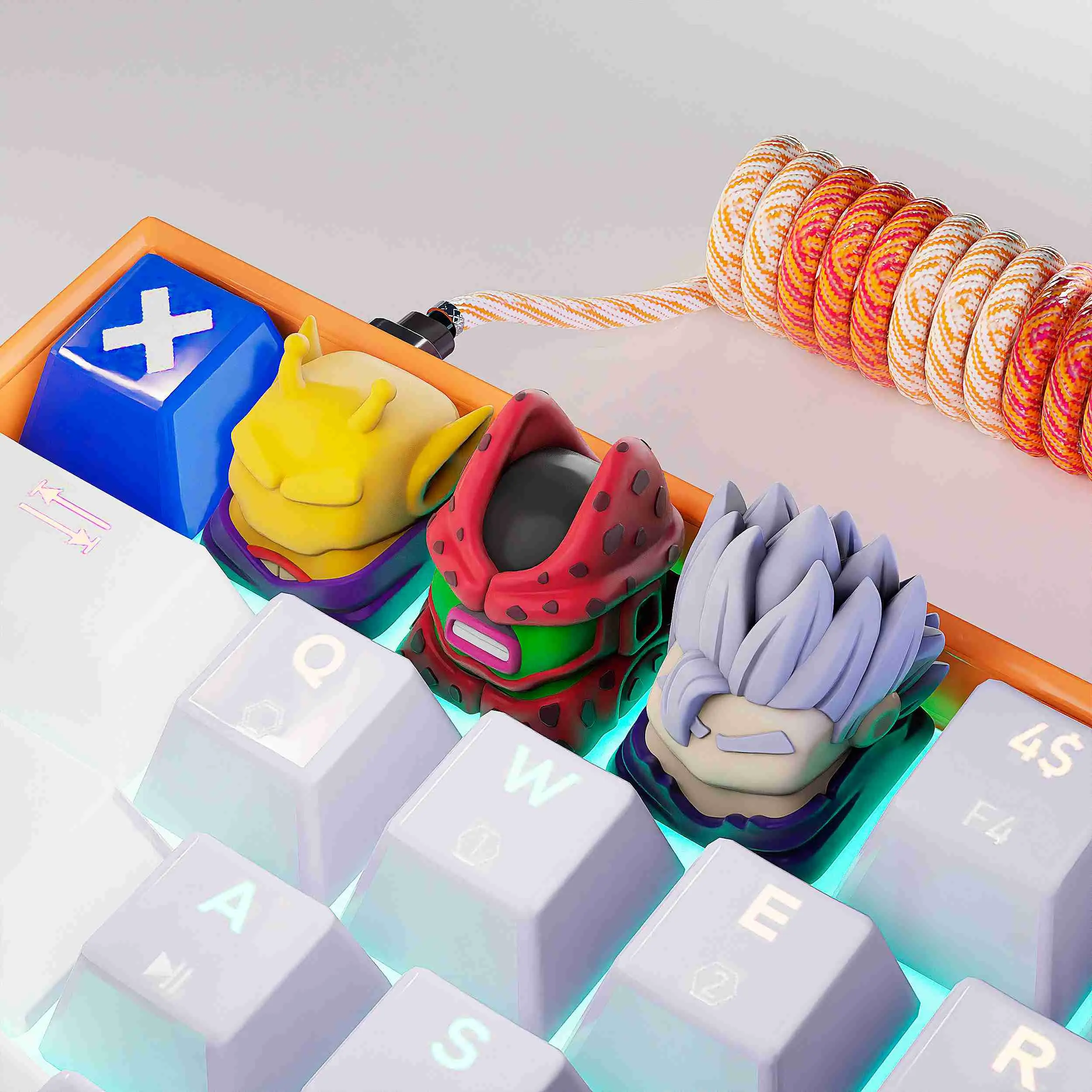 Dbz Keycaps Vol III - Dragon ball Super -Mechanical Keyboard