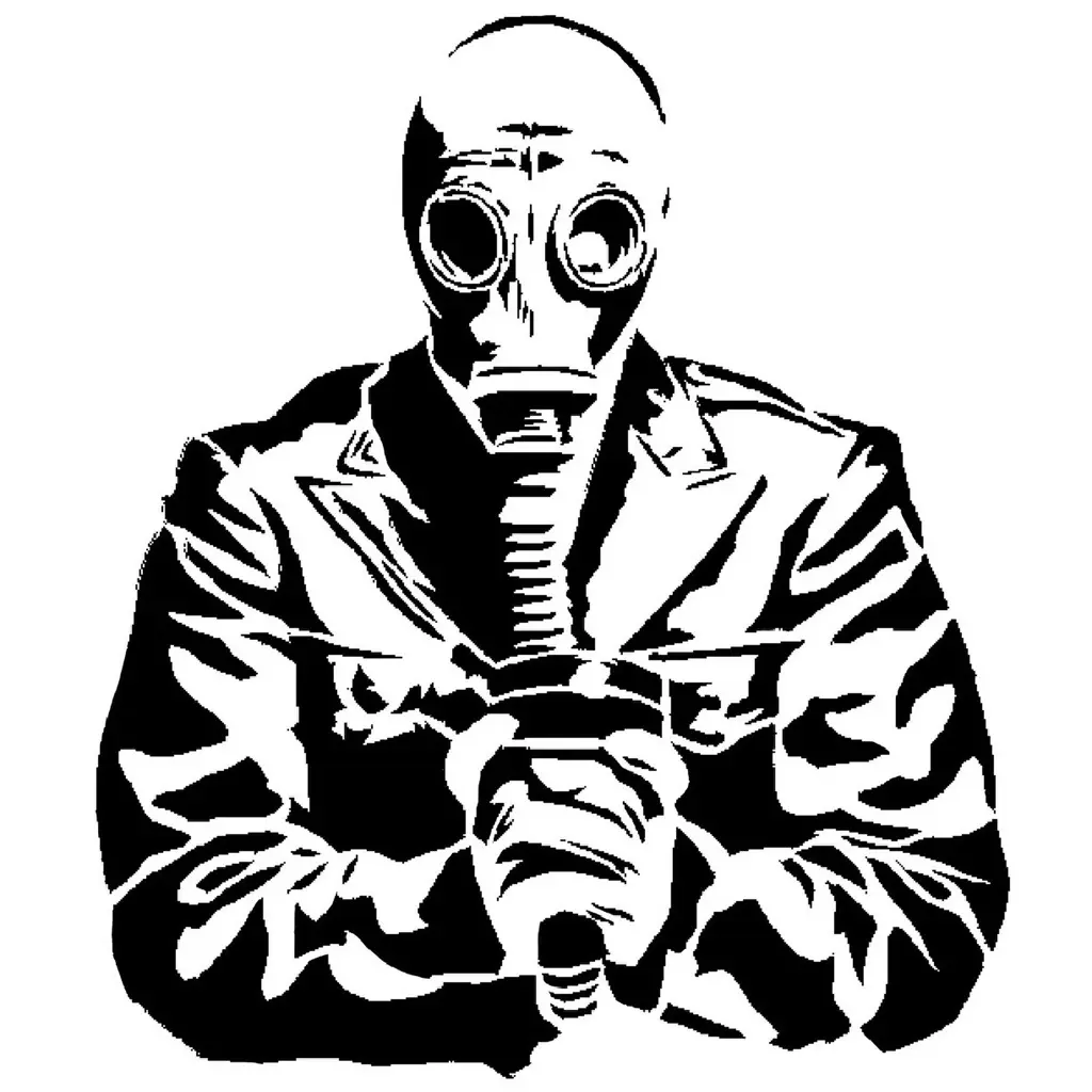 Gas Mask Stencil 2 3d Models Download Creality Cloud