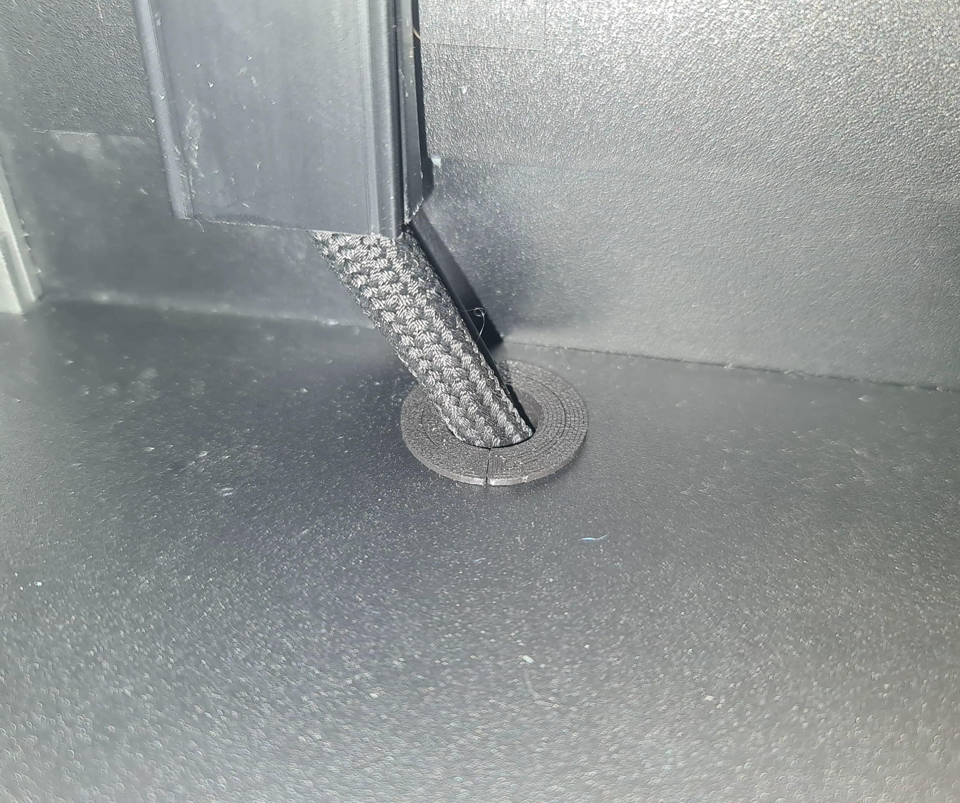 Creality K1 Max Loom Grommet Block the Black Hole