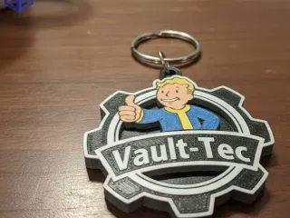 Vault Boy Fallout keychain