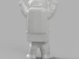feiernder Astronaut-1