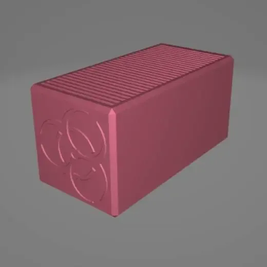 Biohazard container for war games