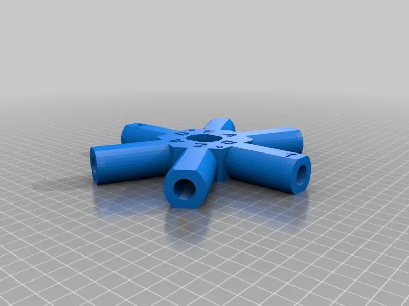 Connettori a cupola geodetica 8V per tubi in PVC da 1