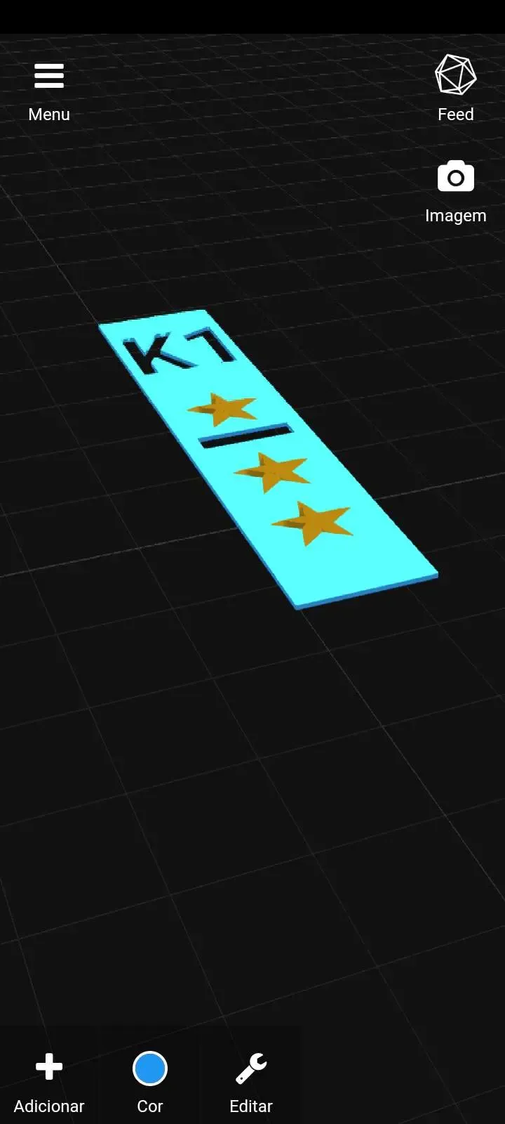 Книжный знак K1 Звезда