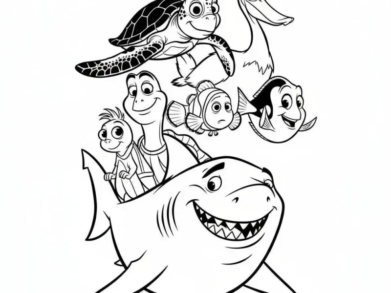 Finding Nemo – Ocean Crew Silhouette
