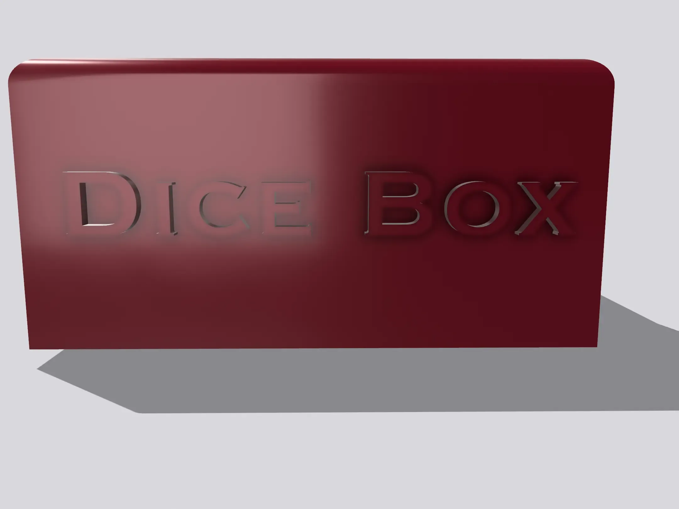 Dice Box for P&P or other Dice Games