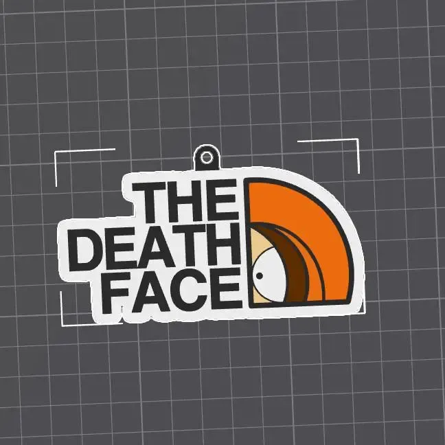 The death face- keychain- kenny - south park