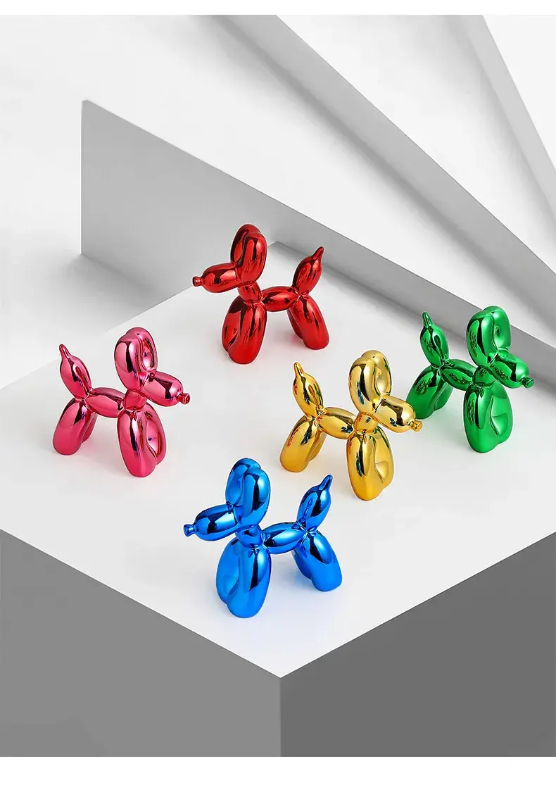 Balloon Dog Sculpture Nordic Puppy Home Decor