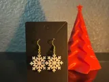 brinco de floco de neve / brinco de floco de neve-1