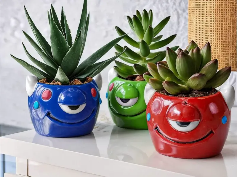 Little Monster Planters – Cyclopean Style