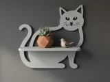 cat wall shelf -0