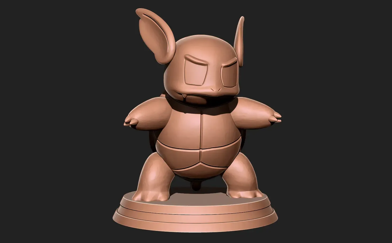Pokemon - wartortle 3d print model