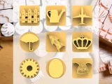 Ceramic Clay Stamp Set – Objects (9 Mini Stamps, 20 mm)-0