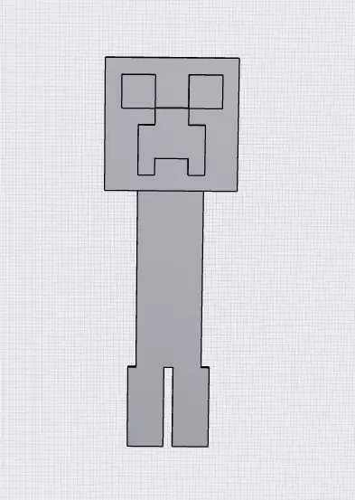 Marque-page Minecraft creeper