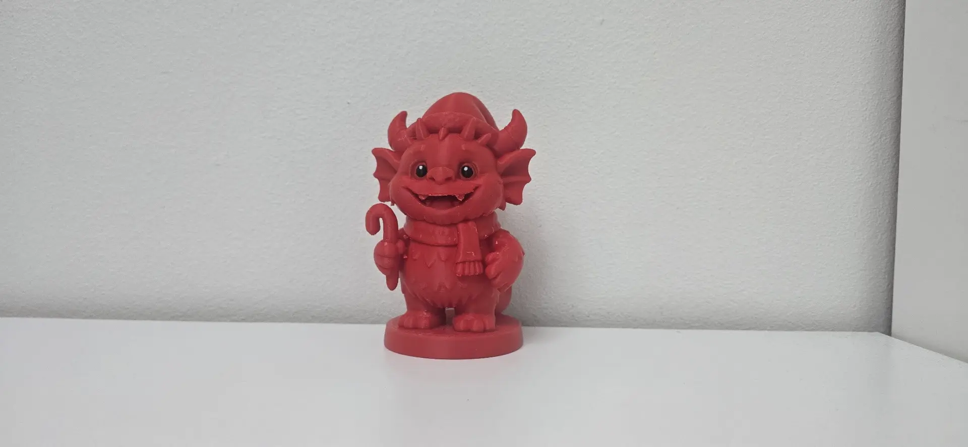 3D Printer Files | 3MF File | Monster with Candy Cane & Hat Christmas ...