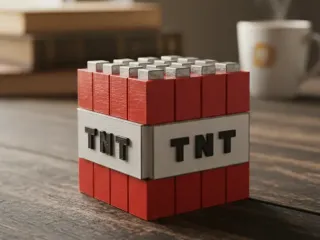 Minecraft TNT puzzle 