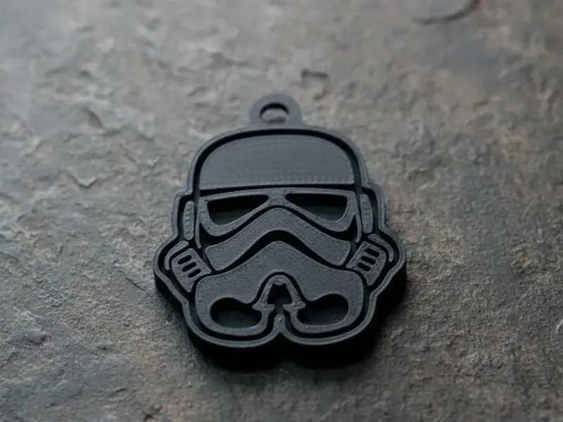 Stormtrooper helmet keychain