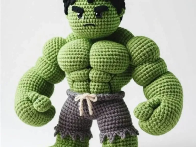 knitting Crochet Hulk Amigurumi