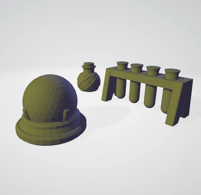 Magic Ball, Vial, Potion