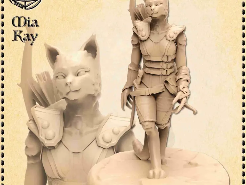 Female Catfolk Rogue