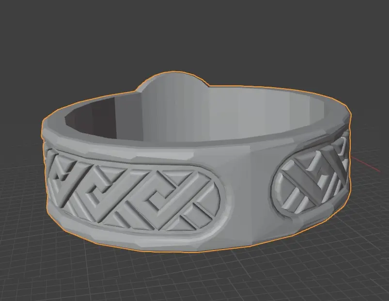 Rune ring (othala and soulu)