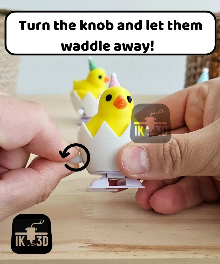 Waddlers - Party Chicks / No Supports / 3MF Included