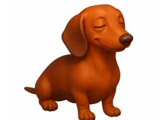 Smiling Dachshund
