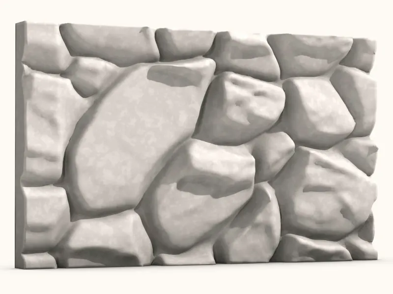 Primitive Rough Cobblestone Asset
