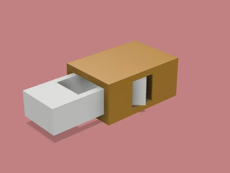 Simple 3D printable clip