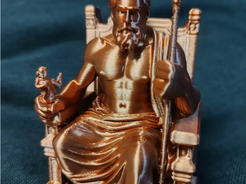 Zeus the Sky father Thunder King Statue Figurine