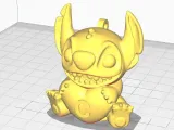 Stitch C Keychain-2
