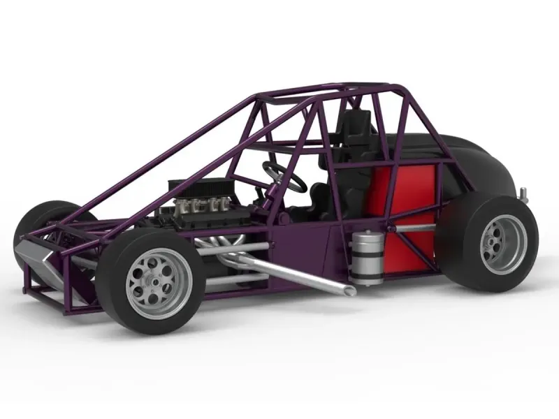 Experimental Pavement Silver Crown Car Base V2 Scale 1:25