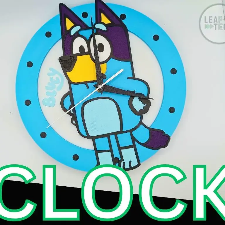 BLUEY WALL CLOCK