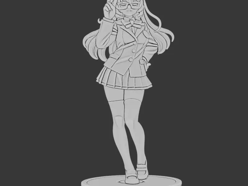 Airi Sakura – Anime Style Fan Art Figurine STL