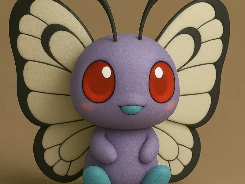 Butterfree Pokemon Chibi