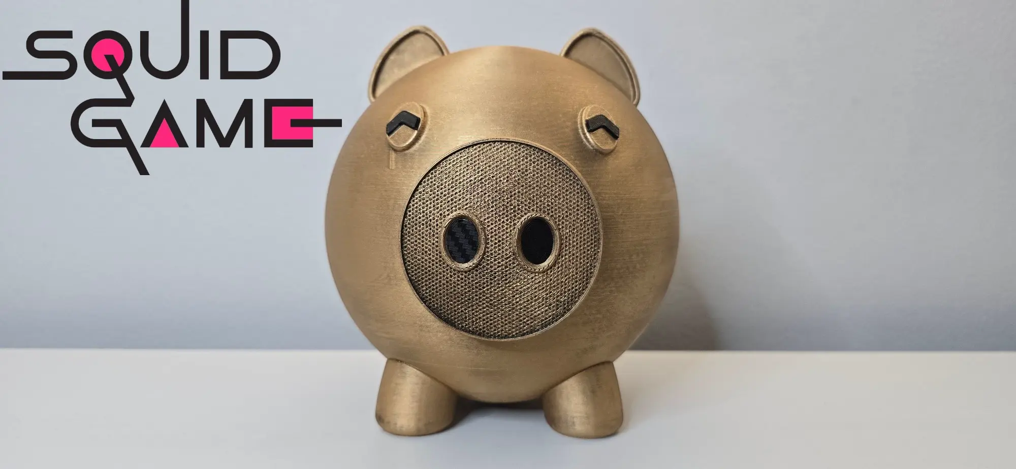 SQUID GAME 2 GOLD PIG MONEY BOX STORAGE