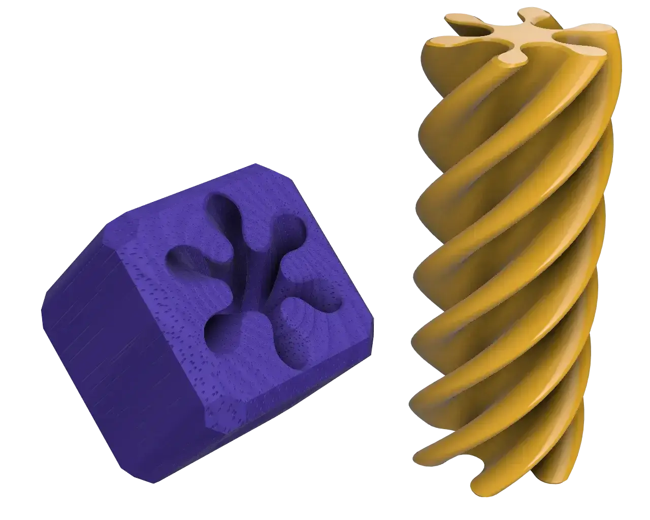 Quiet / Silent Spiral Twist Fidget
