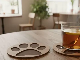 Coaster Dog Paw