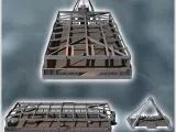Fairground Attractions Set with Bumper Cars and Pirate Ship-1