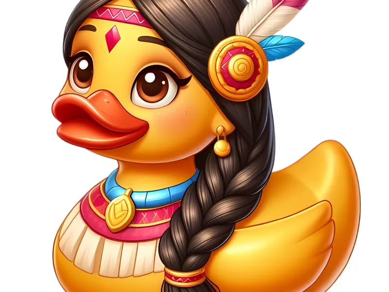 Pocahontas Rubber Ducky