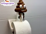 Emoji caca sur cintre papier toilette Gadget-4